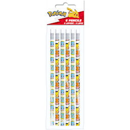 Pokémon-lyijykynät 6 kpl