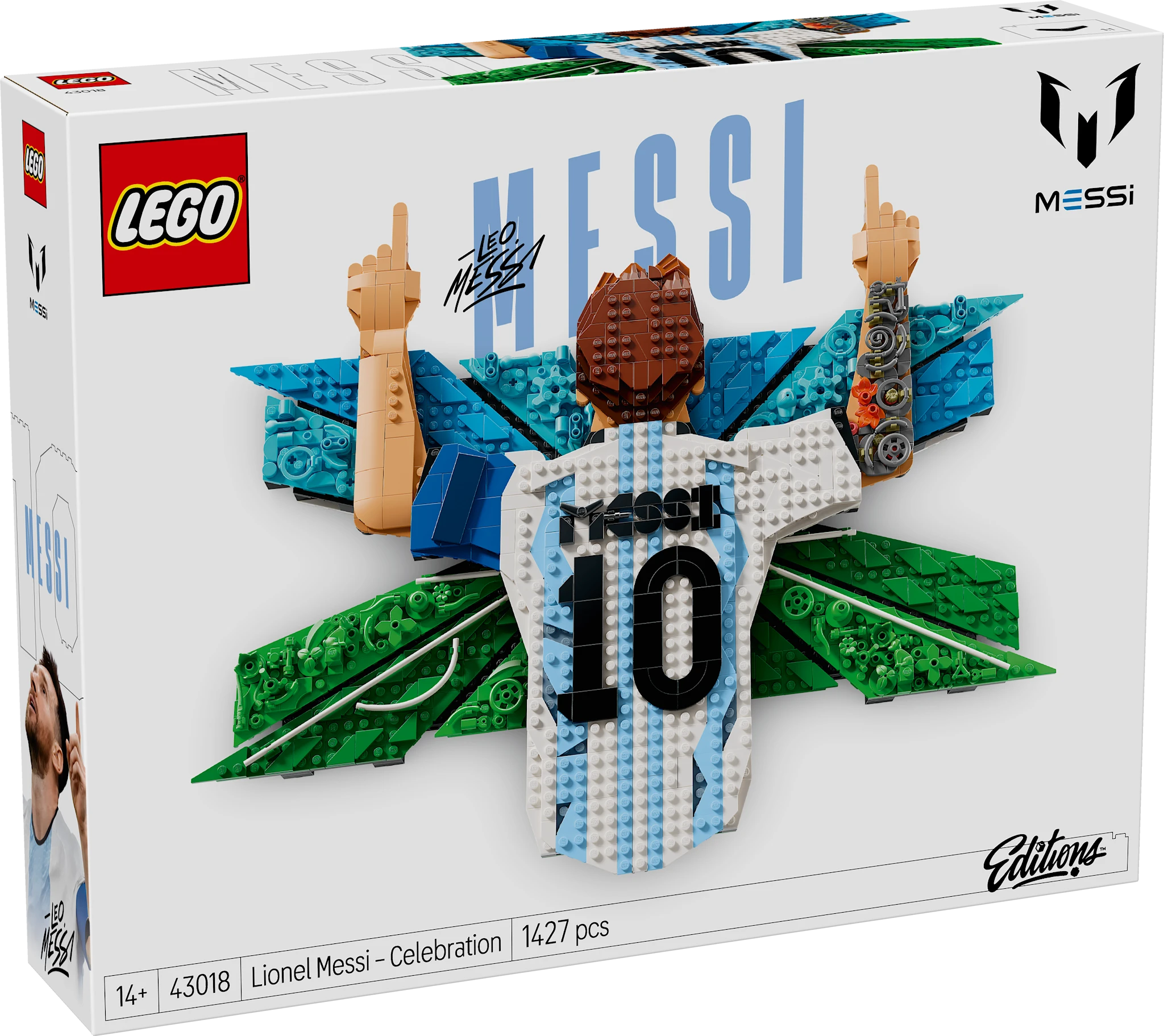 Tuotekuva ille Lionel Messi – tuuletus LEGO® Editions Football (43018)