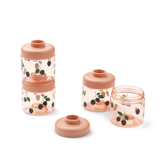Dominique Vauvan Ruokailu Tritan Rasiat 100 ml 4-Pakkaus Berry / Pale Tuscany