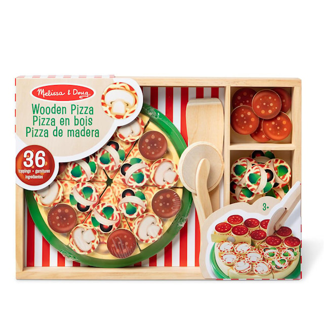 Produktbild 2 för Leksaksmat Trä Pizza Melissa & Doug