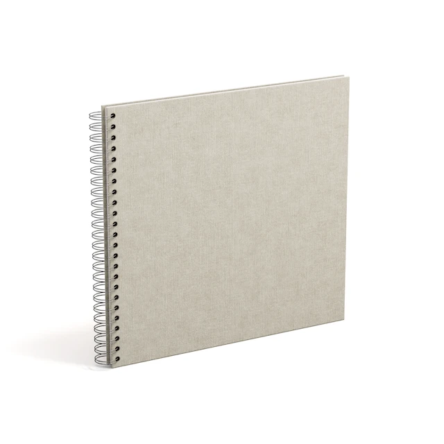 Fotoalbum Linen med vita blad 35x31,5cm Bigso Box of Sweden