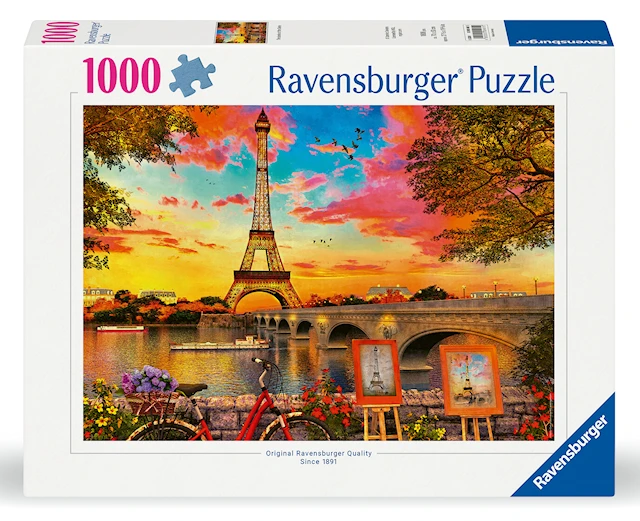 Pussel The Banks Of The Seine 1000 bitar, Ravensburger