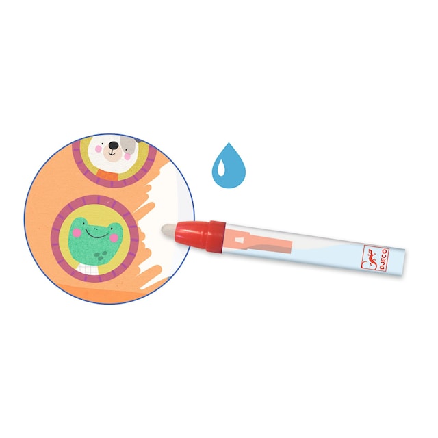 Produktbilde 3 for Magisk Vannmaling Kjøretøy for de yngste Djeco