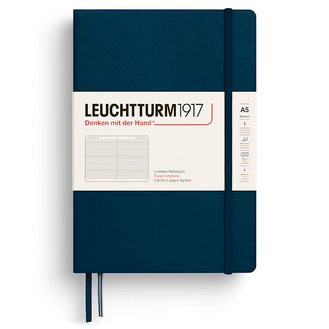 Muistikirja A5 Hard Viivoitettu Deep Sea Leuchtturm1917