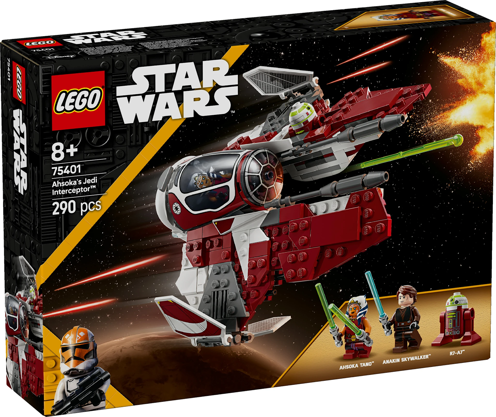 Tuotekuva ille Ahsokan Jedi Interceptor™ LEGO® Star Wars™ (75401)