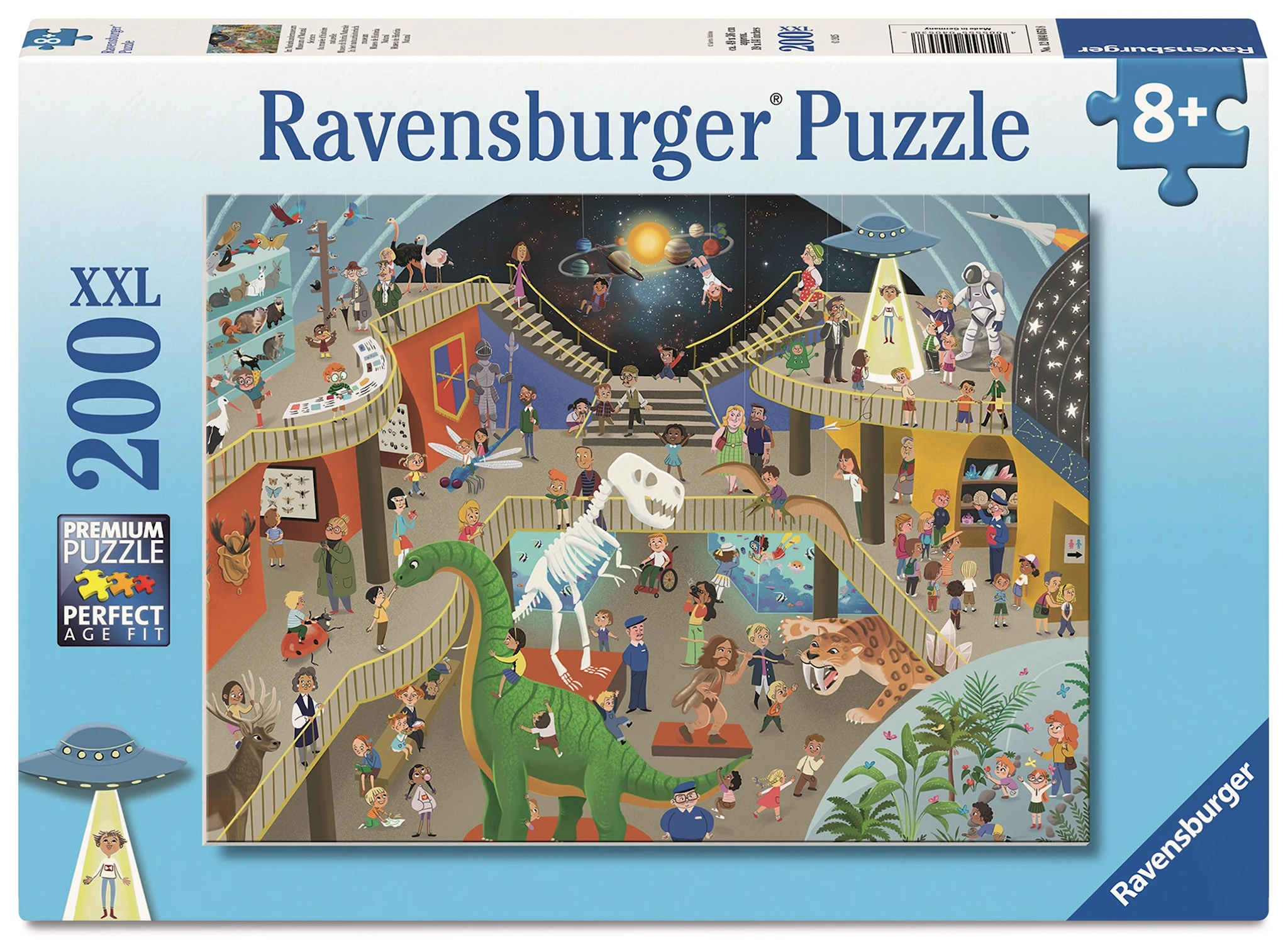 Produktbild för In The Natural History Museum Pussel 200 Bitar, Ravensburger