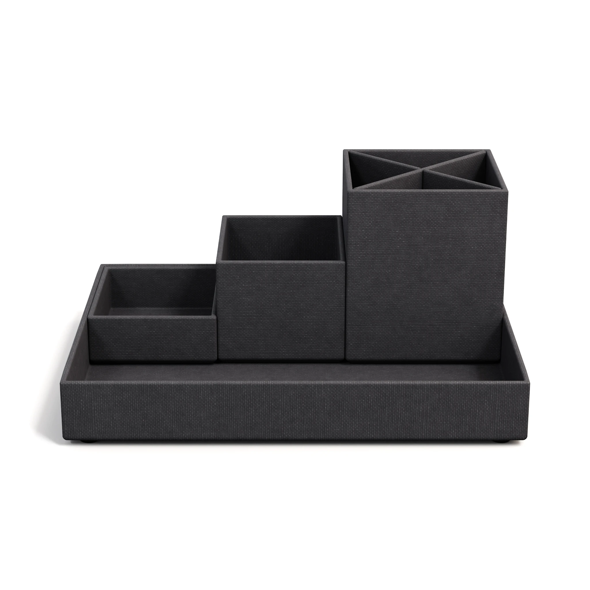 Tuotekuva ille Kirjoitusalueen Säilytys 4 osaa Musta Bigso Box of Sweden