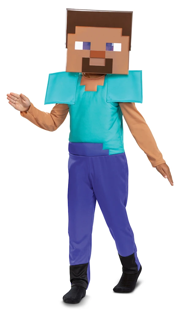 Minecraft Naamiaisasu Fancy Steve M (7-8) Disguise