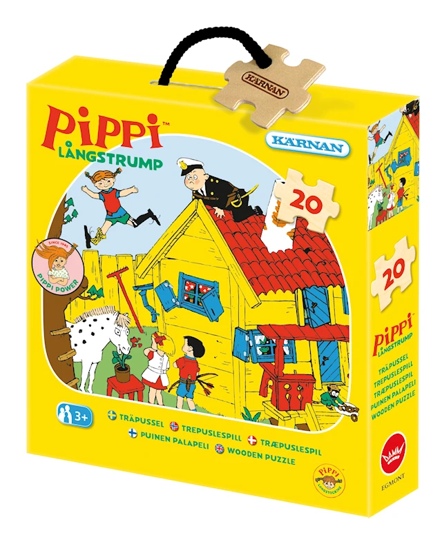 Träpussel Pippi Långstrump 20 bitar, Kärnan