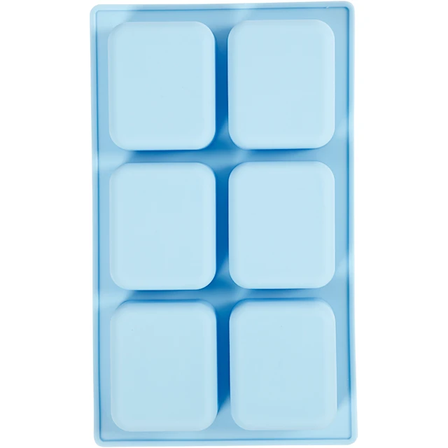 Silikonform Rektanglar för betong, gips, tvål 70x59 mm 100 ml 1-pack