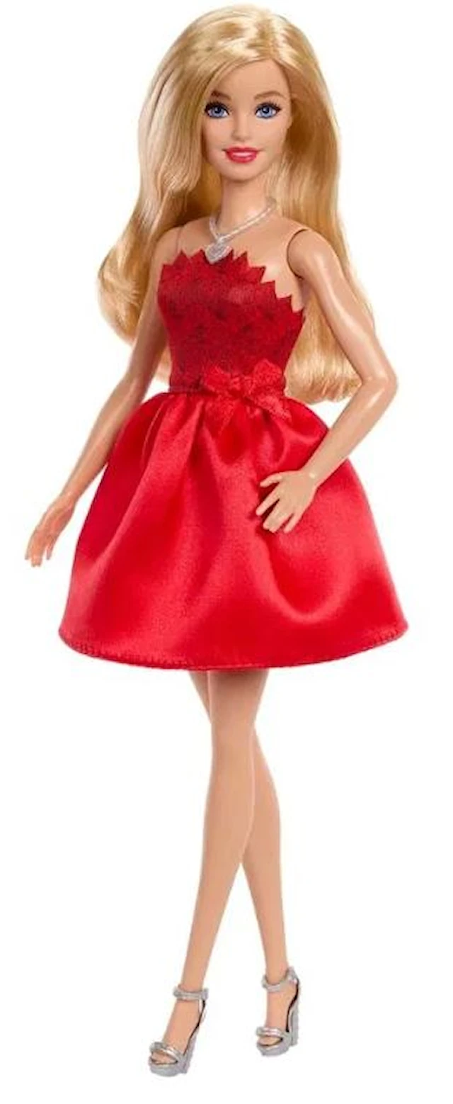 Barbie Fashionista 80th Anniversary Ruby Red Muotinukke