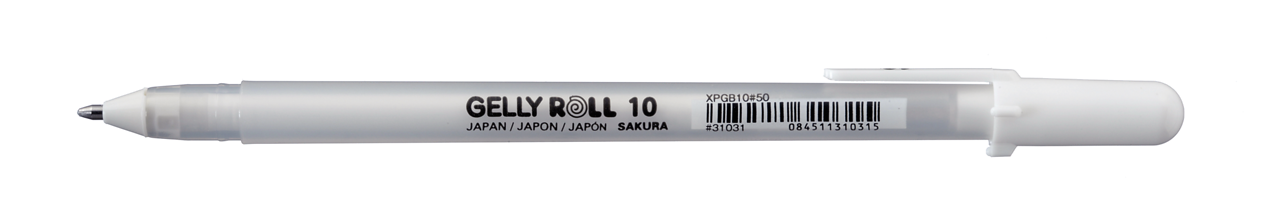 Sakura Gelly Roll Basic Vit Gel Penna 0,5 mm