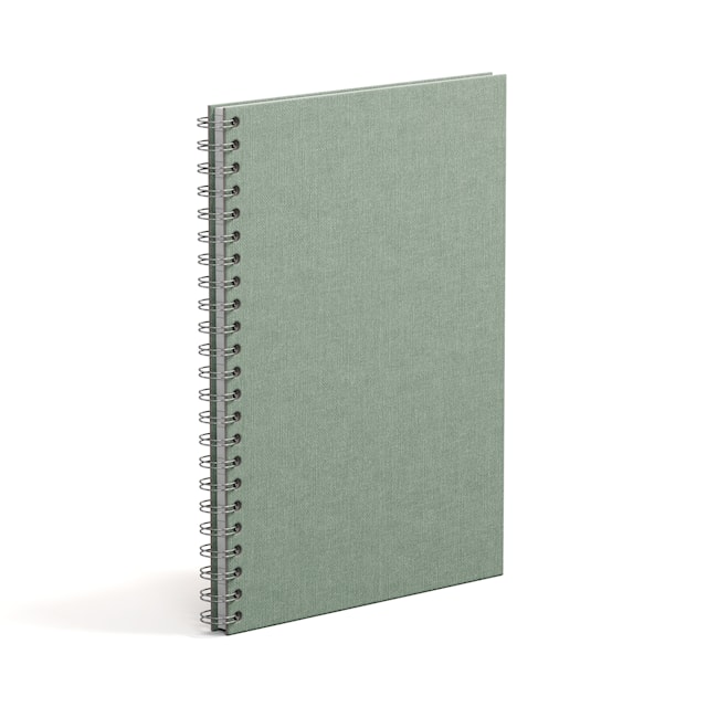 Tuotekuva 2 - Muistikirja A4 Viivattu Soft Teal 90 Sivua Bigso Box of Sweden