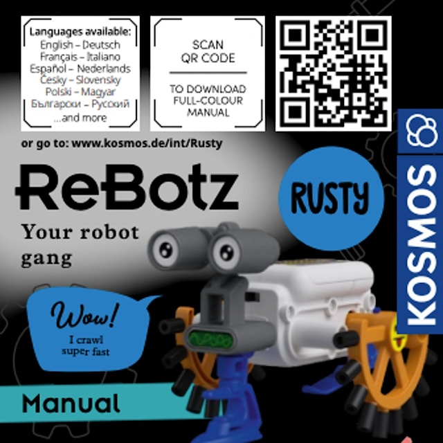 Produktbild 2 för ReBotz Rusty the Crawling Robot Kosmos