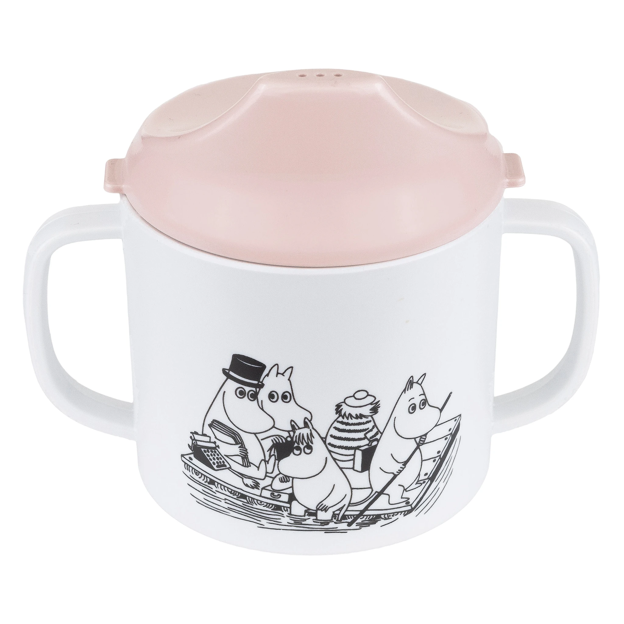 Produktbild för Mumin Vatten & Bad Pipmugg Rosa Rätt Start