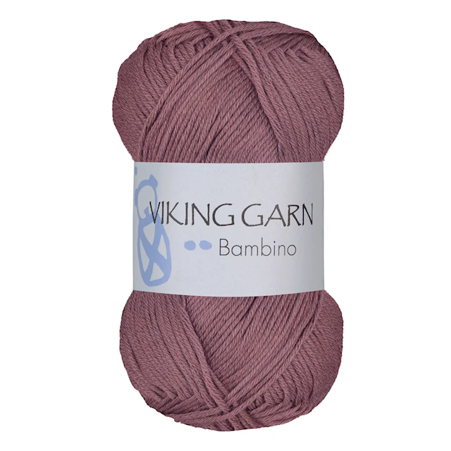 Bambino 50 g Punaruskea 418 Viking Garn