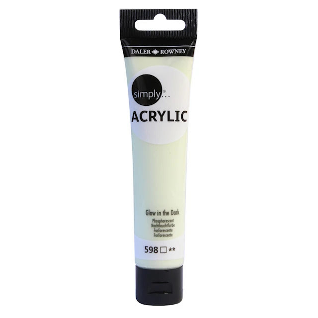 Självlysande Akrylfärg 75 ml Daler-Rowney