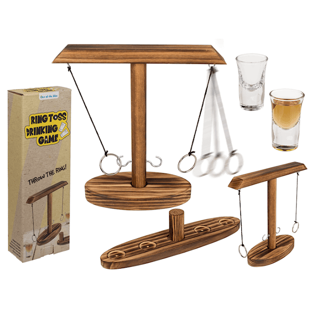 Produktbilde 1 for Wooden Ring Toss drikkesspill
