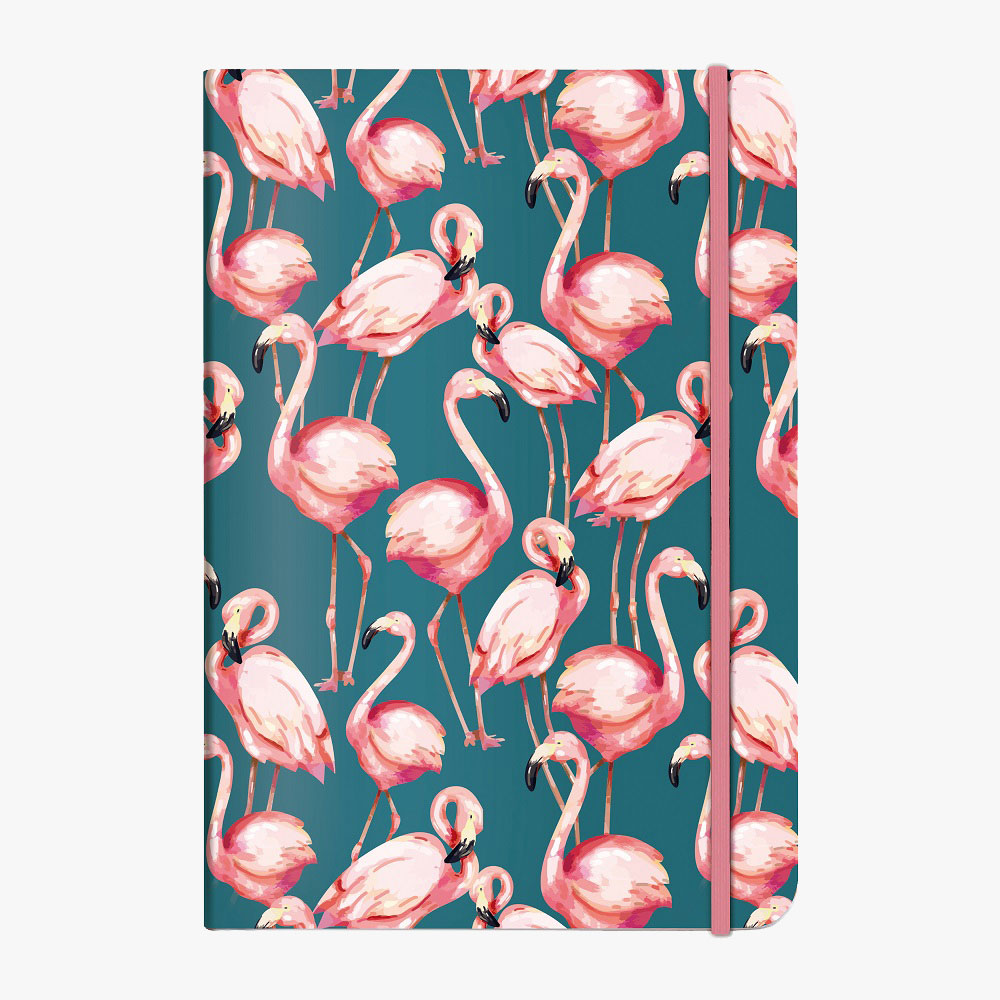 Muistikirja A5 Pink Flamingo Cedon