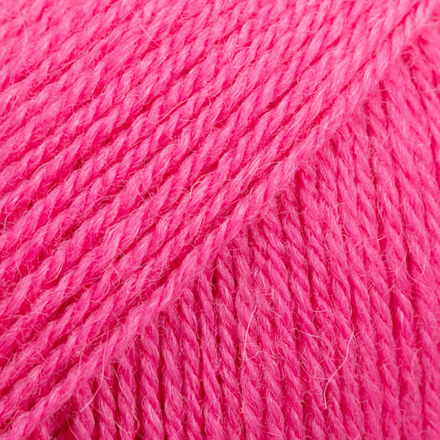 Flora Uni Colour Garn Ullmiks 50 g magenta 28 Drops