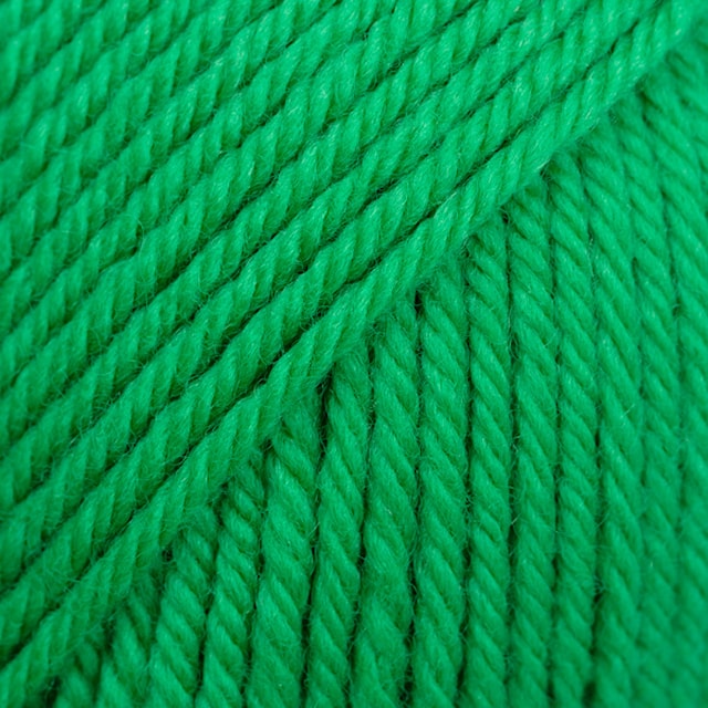 Daisy Uni Colour Ullgarn 50 g parrot green (25) Drops