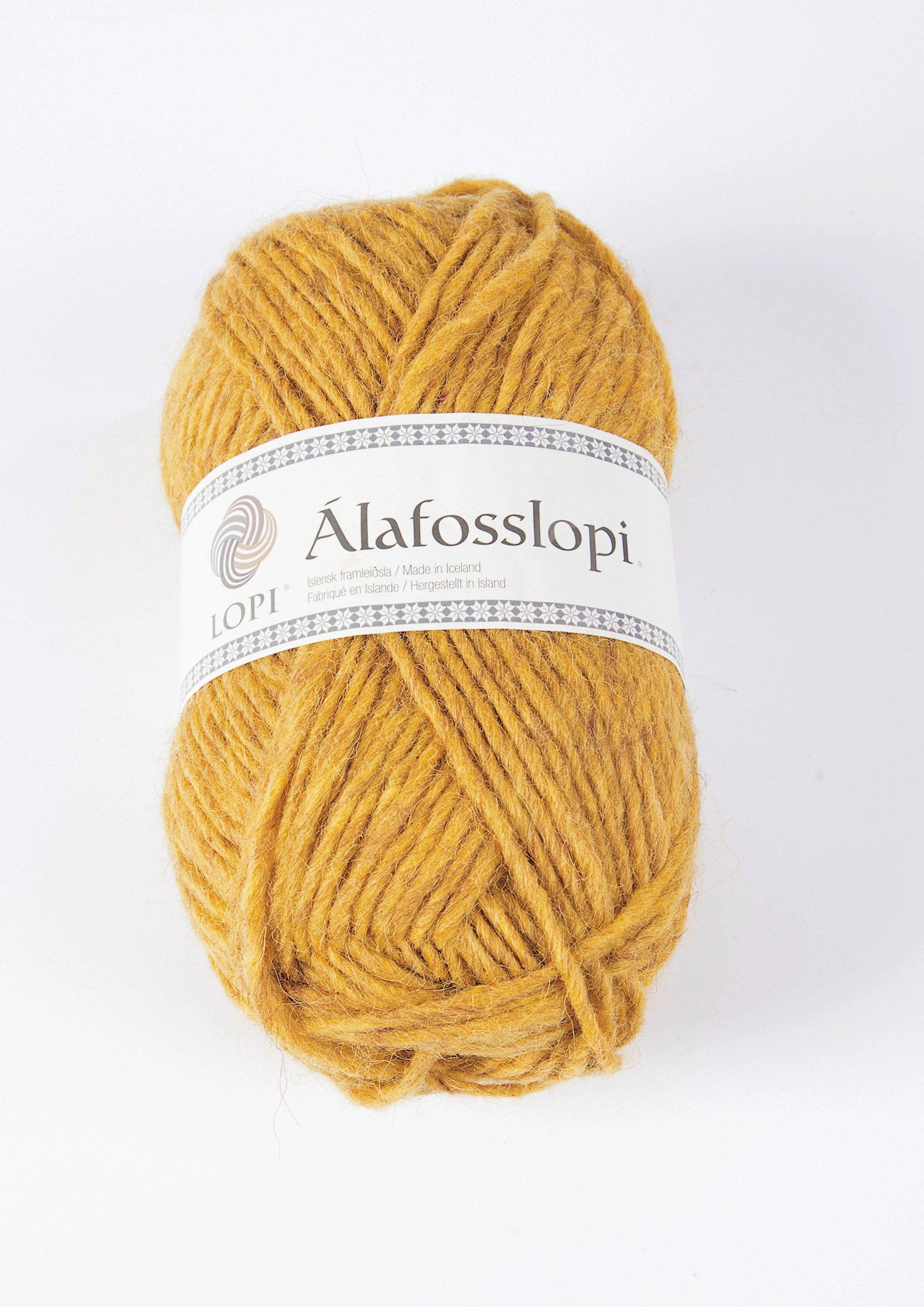 Produktbild för Álafosslopi Garn Ull 100 g Saffran melange Istex (9964)