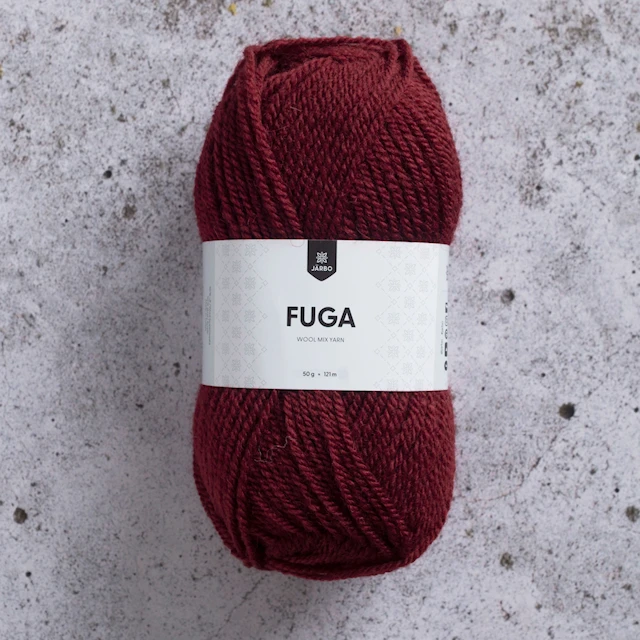 Fuga Lanka Villasekoite 50 g Viininpunainen (60124) Järbo