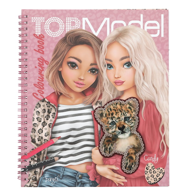 Produktbilde 2 for Malebok Med Paljetter LEOHEART TOPModel