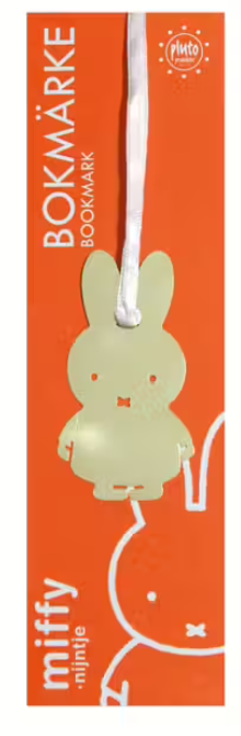 Bokmärke Miffy Guld Pluto Design