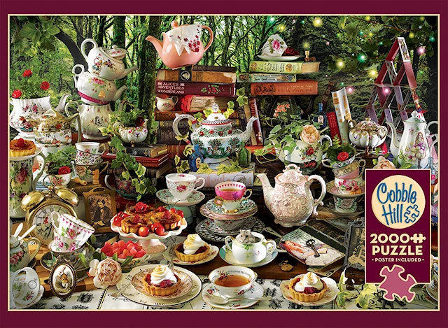 Pussel Mad Hatter's Tea Party 2000 bitar, Cobble Hill
