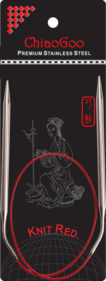 SS Red Circular Rundsticka 60 cm/3 mm Chiaogoo