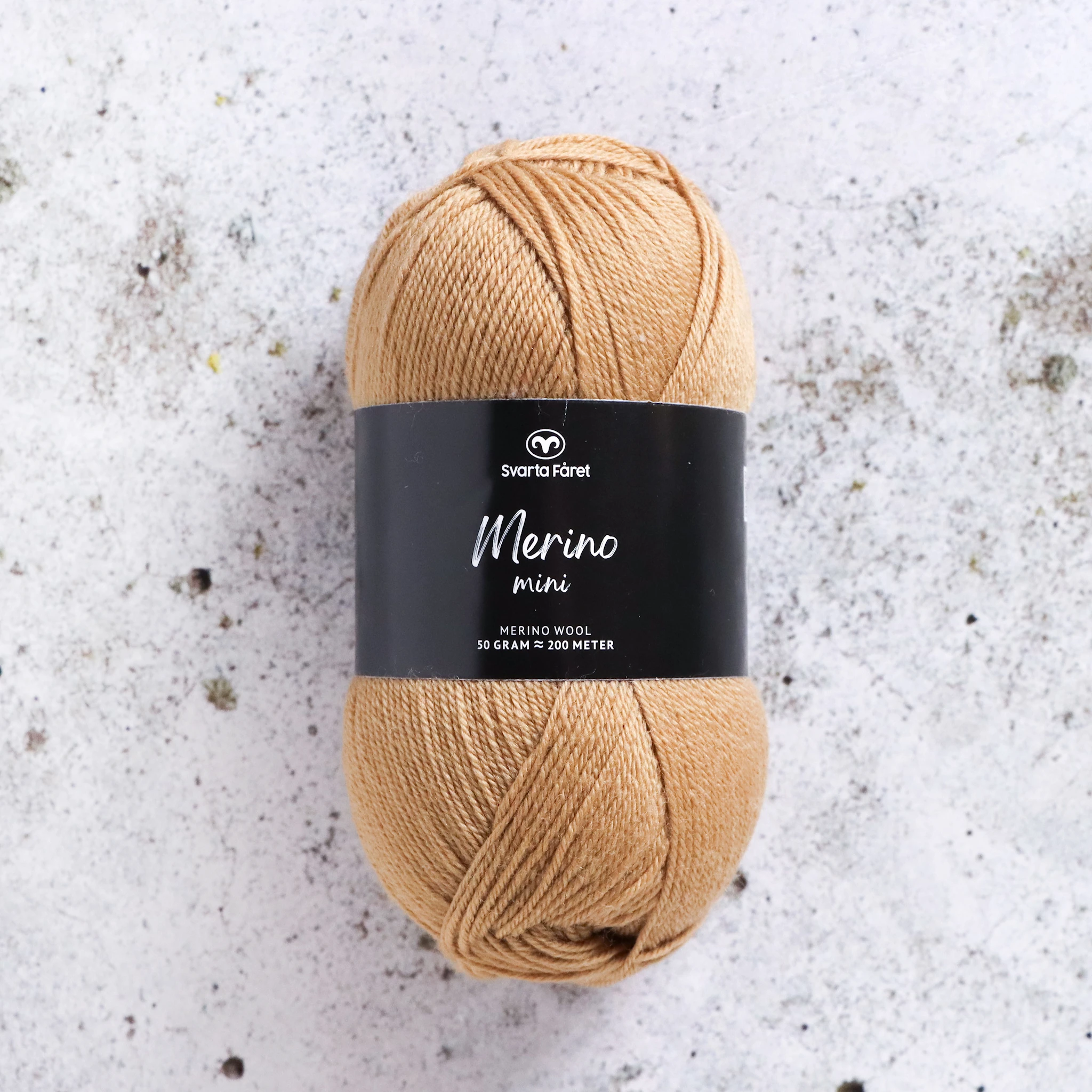 Produktbild för Merino Mini 50g Svarta Fåret