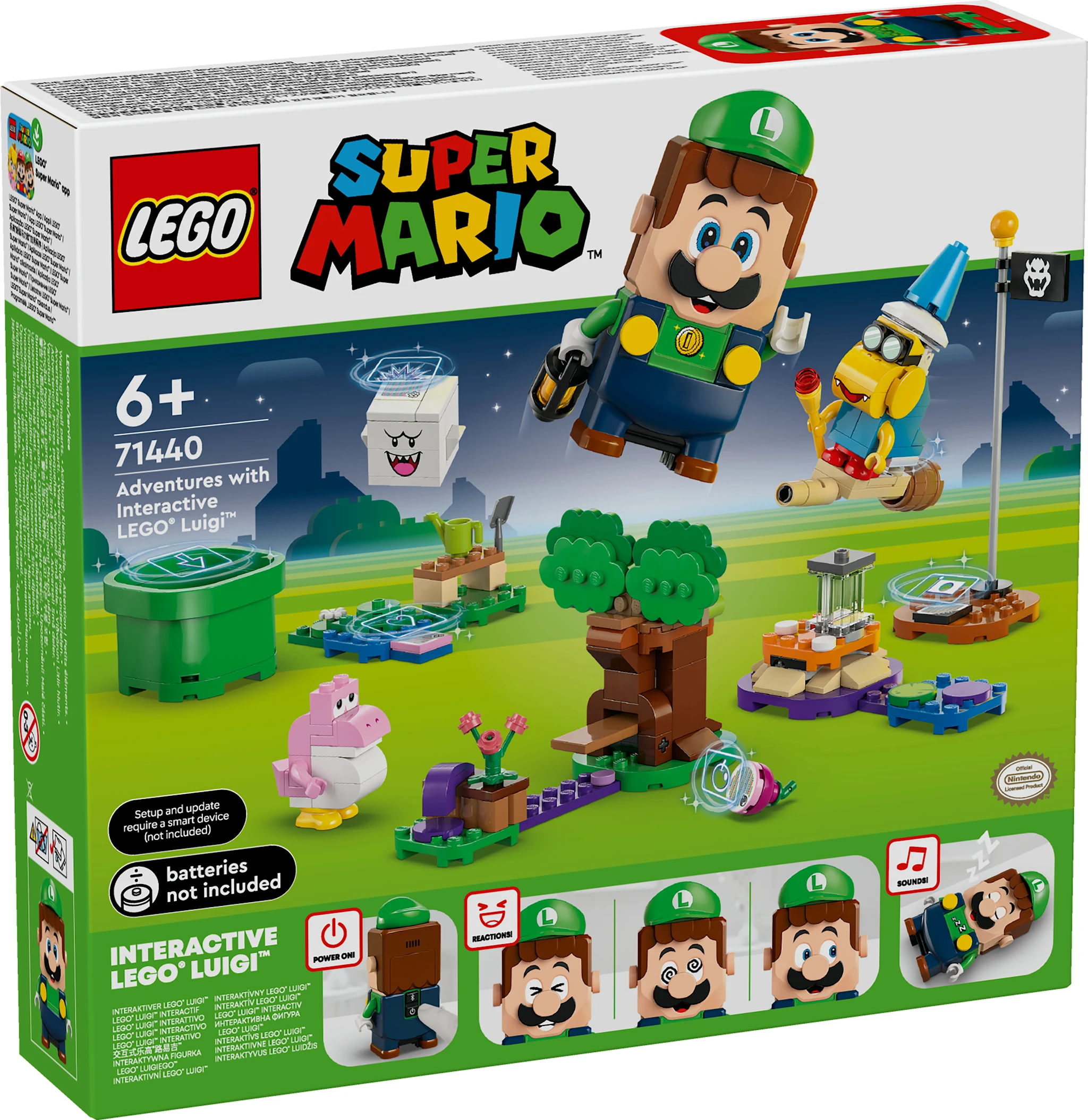 Tuotekuva ille Interaktiivisen Luigi™ hahmon seikkailut LEGO® Super Mario (71440)