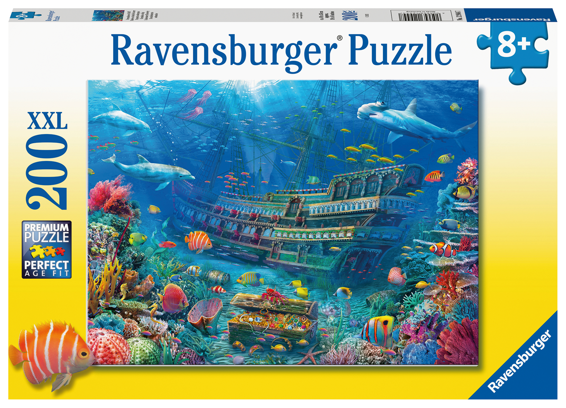 Skeppsvrak Pussel 200 bitar Ravensburger