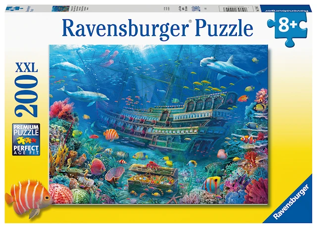 Skeppsvrak Pussel 200 bitar Ravensburger