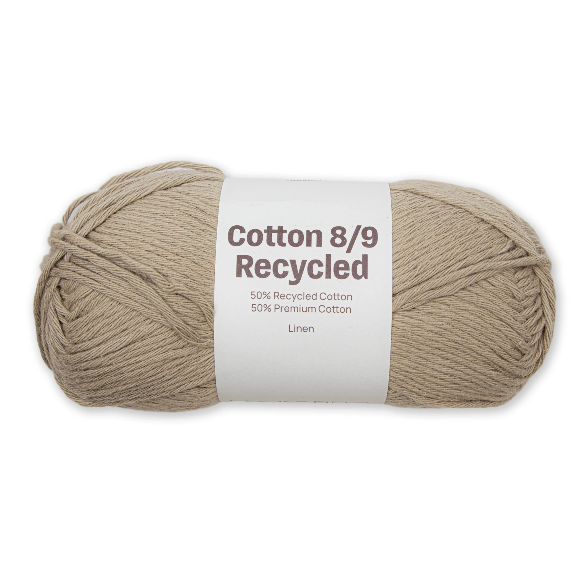 Produktbild för Cotton 8/9 Garn 100 g Linen A050 Adlibris