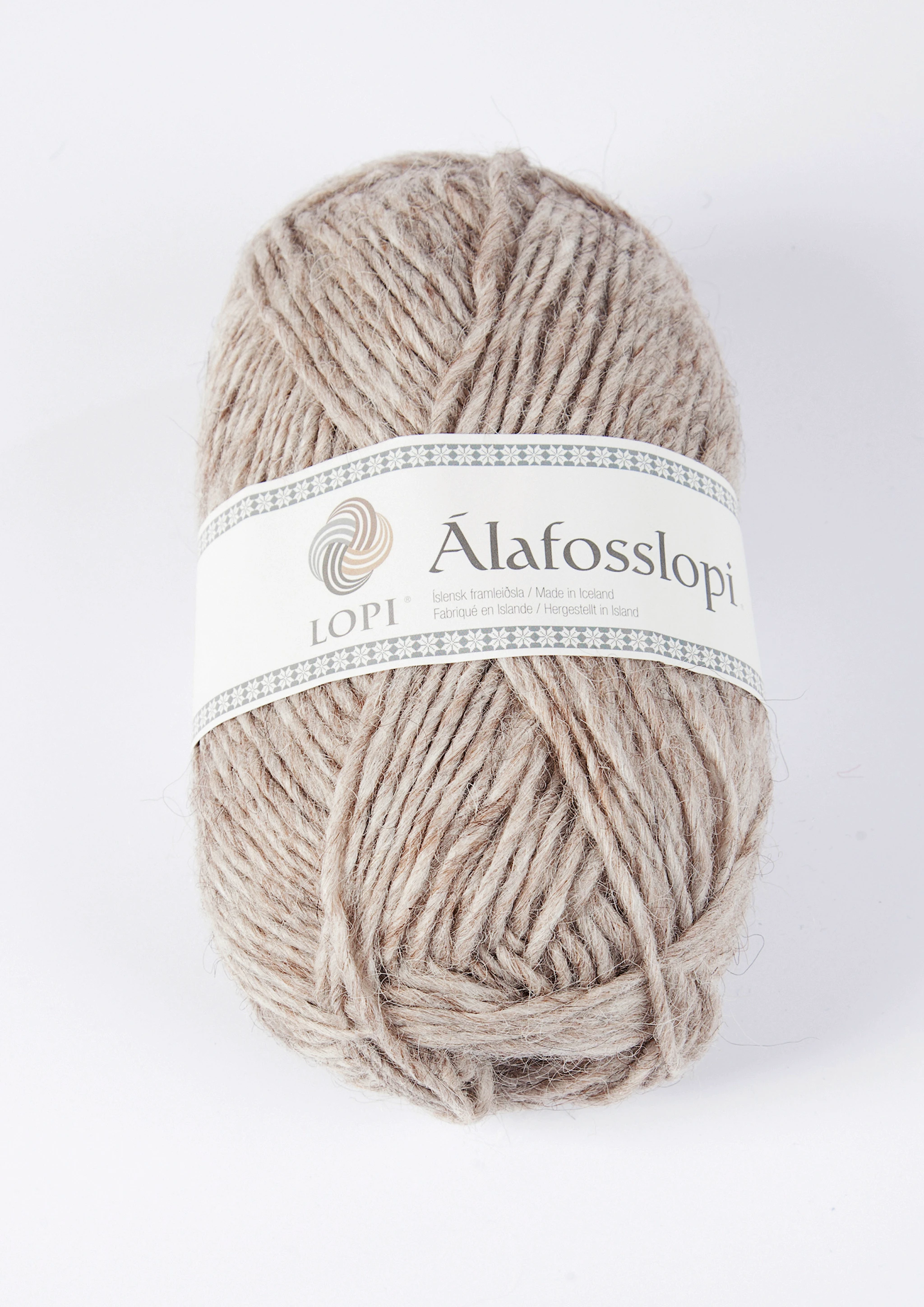 Produktbild för Álafosslopi Garn Ull 100 g Ljusbeige Istex (0086)