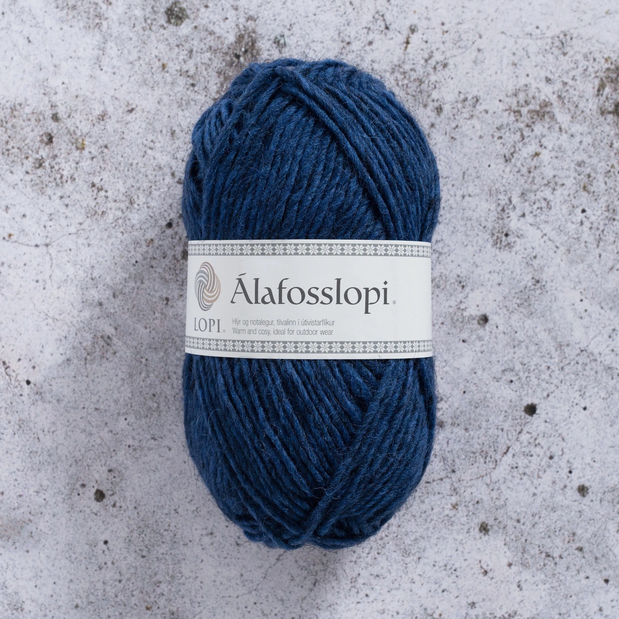 Produktbild för Álafosslopi Garn Ull 100 g Klarblå Istex (1233)