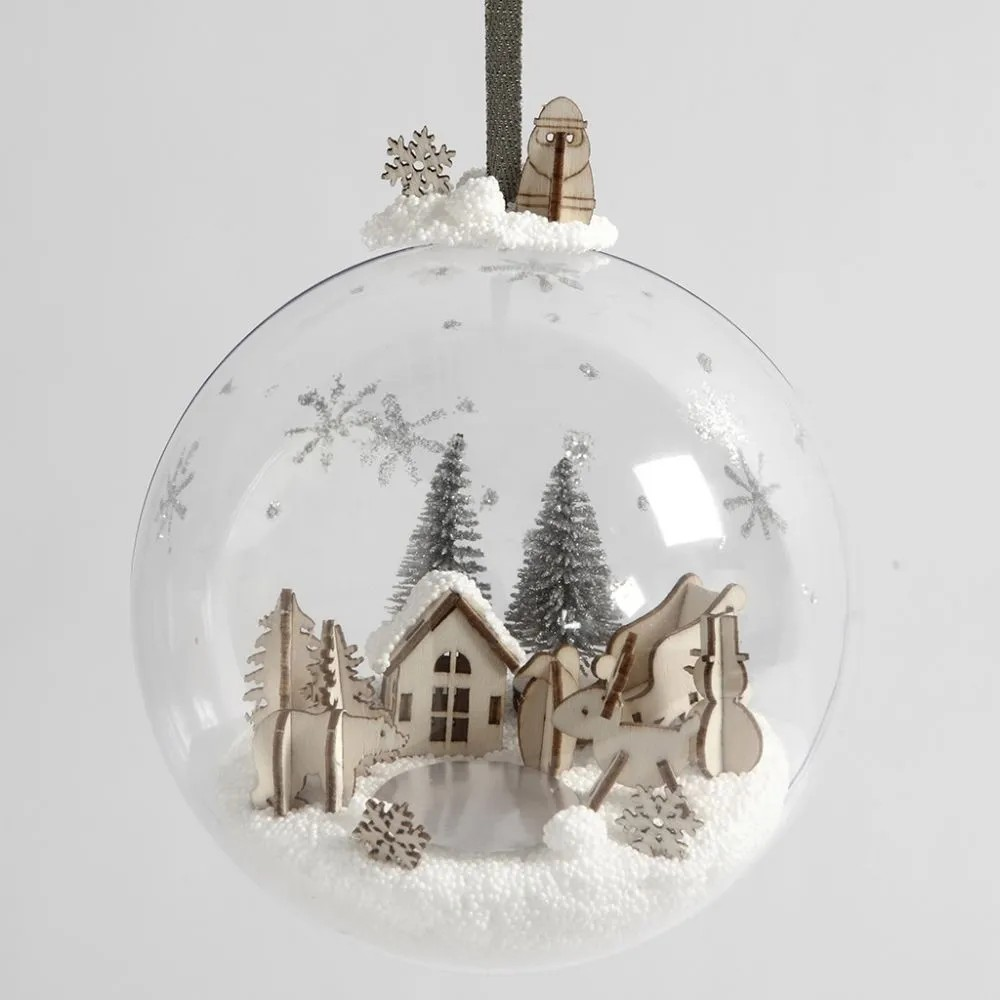 Pyssla Dekorationskula med Snölandskap 1-pack Creativ Company