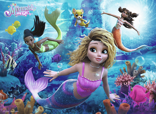 Produktbild 2 för Mermaid Magic XXL Pussel 200 Bitar Ravensburger