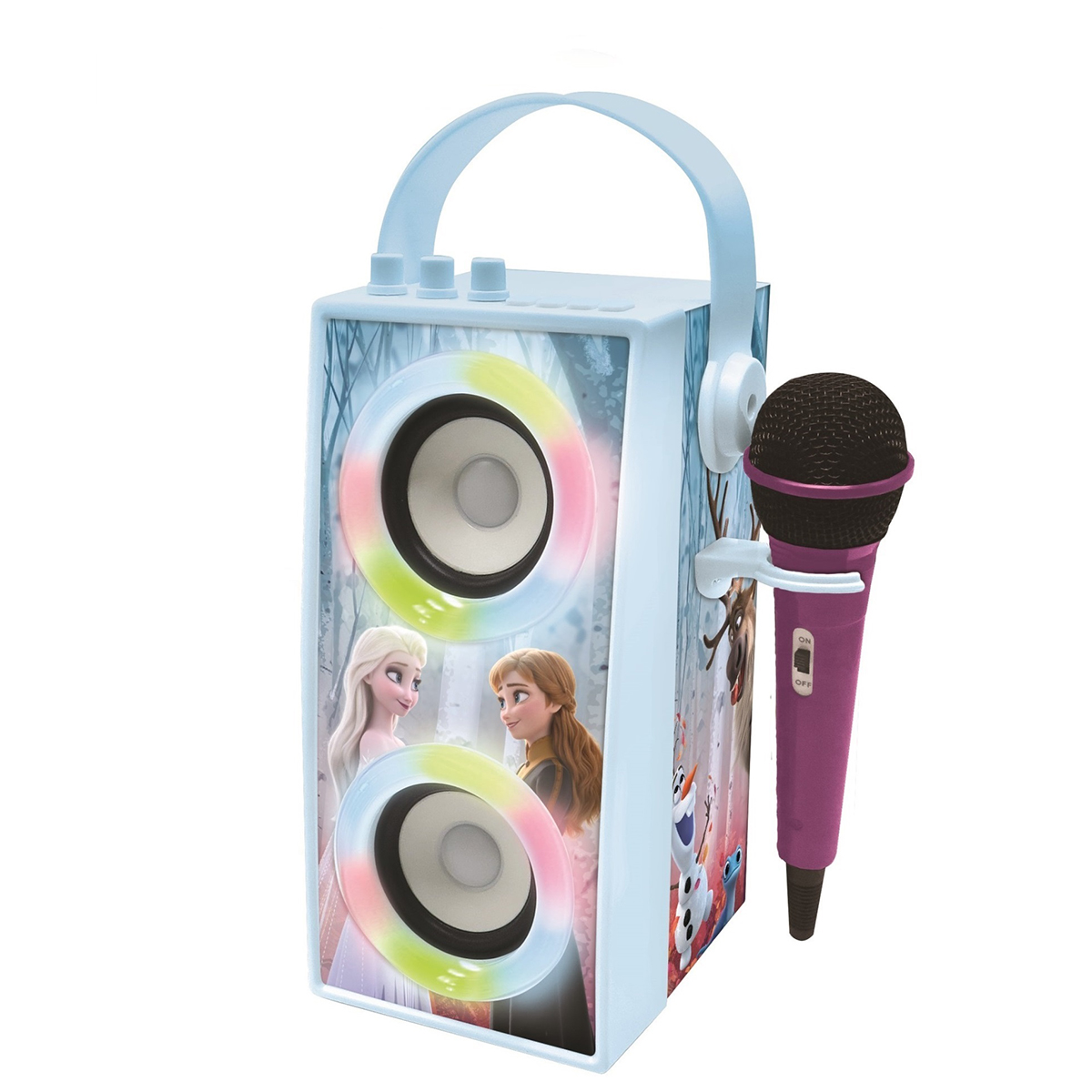 Kannettava Bluetooth®-kaiutin valotehosteilla Frozen