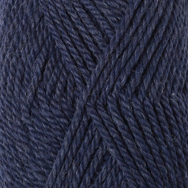 Alaska Uni Colour Ullgarn 50 g Marineblå 12 Drops