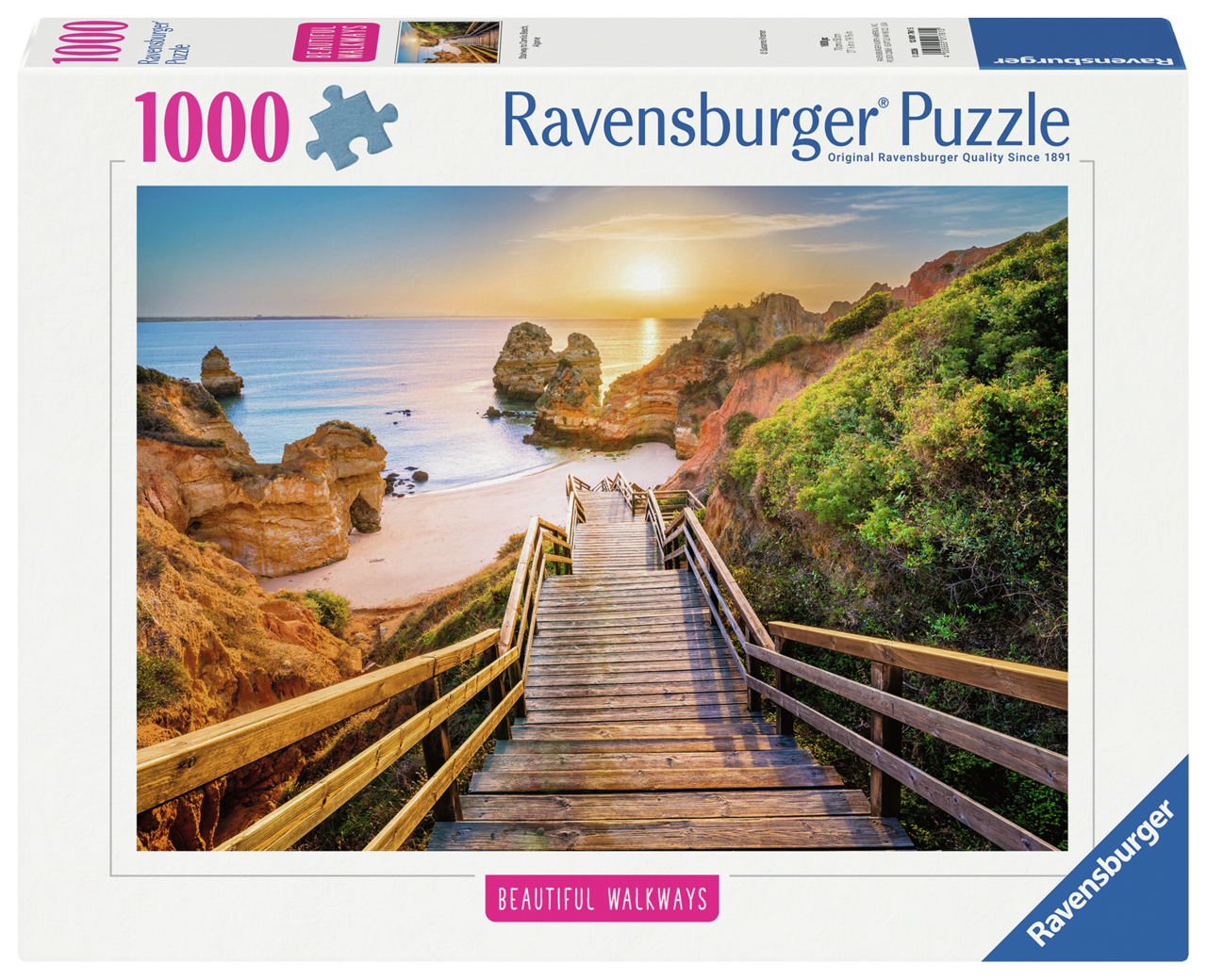 Stairway to Camilo Beach Algarve Palapeli 1000 palaa Ravensburger