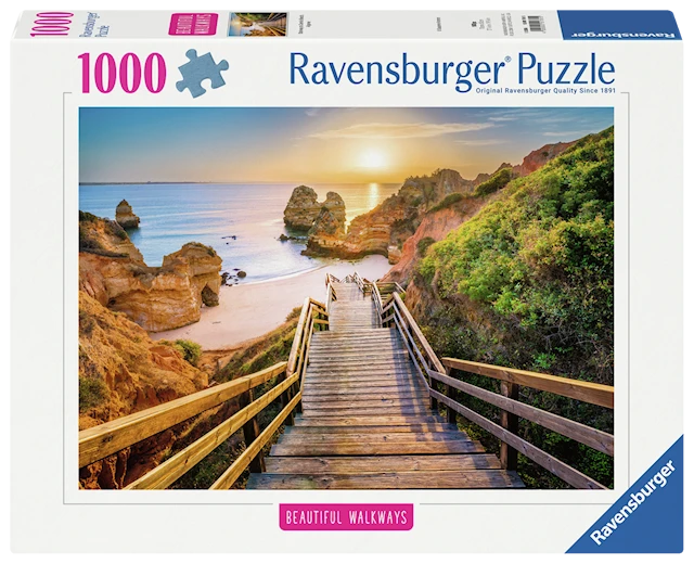 Stairway to Camilo Beach Algarve Pussel 1000, Ravensburger