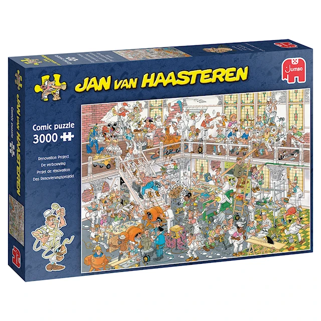 Jan van Haasterenin palapelin kunnostusprojekti 3000 kappaletta