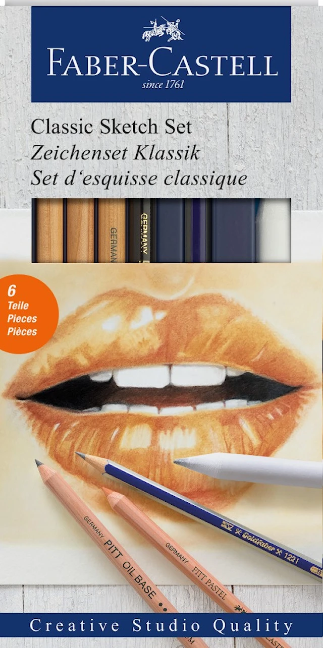 Skiss Set 6-p Goldfaber Classic, Faber-Castell