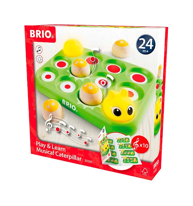 BRIO - 30189 Leiki ja opi Musikaalinen toukka