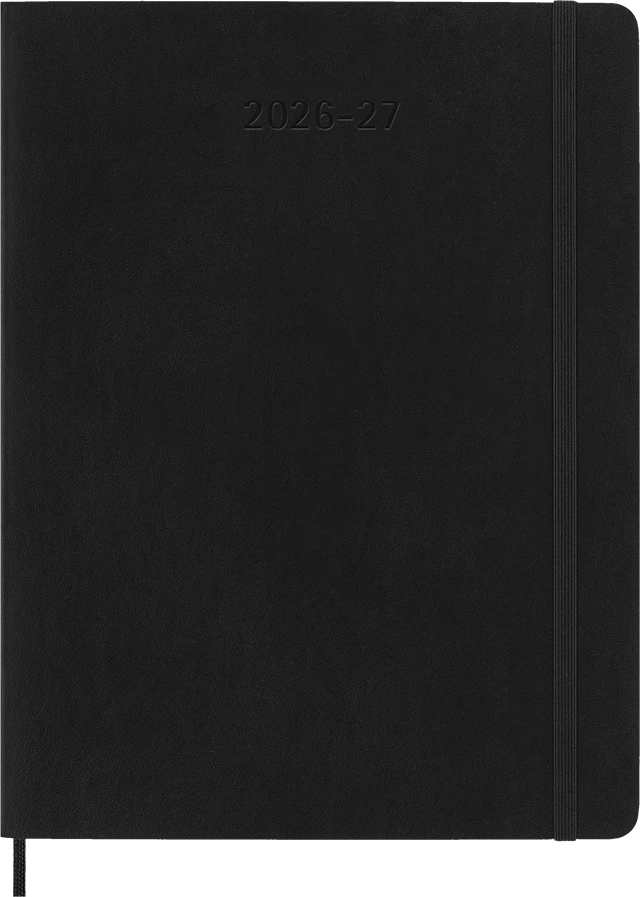 Classic Soft 18M 26/27 Week Note XL Musta Moleskine