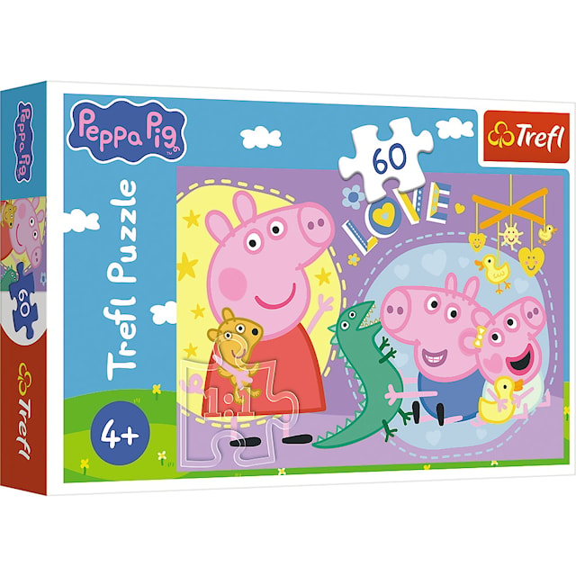Greta Gris Barnepuslespill 60 brikker Trefl
