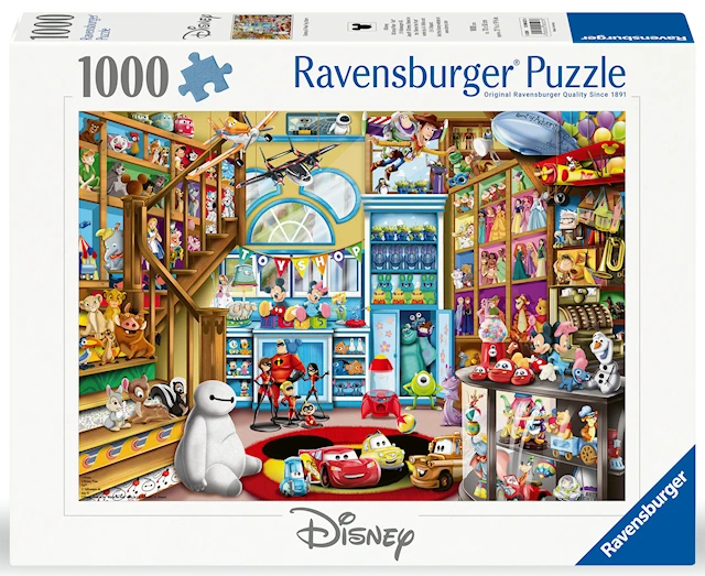Pussel Disney Multiproperty 1000 bitar, Ravensburger